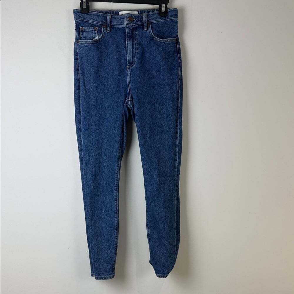 Denim Forum High Rise Skinny Blue Jeans Size 27